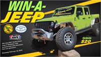 Win this brand new 2021 NACHO Jeep Wrangler JL built by MetalCloak. Tickets are only $20!